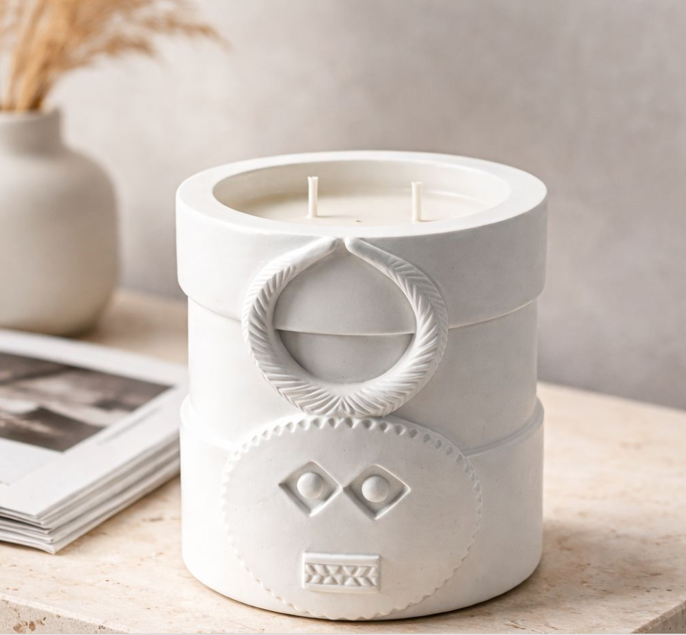 Goli Mask Candle White